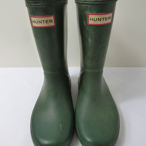 Hunter Boots Green Toddler Rainboots, Size 12 - Picture 1 of 3